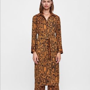 Zara Snake Print Dress